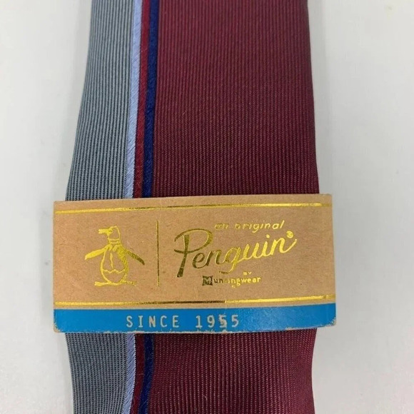 Original Penguin Men's London Floral Skinny Tie One Size NWT - Picture 3 of 6
